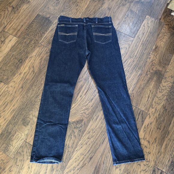 ariat M1 jeans men Size 36x34 Vintage Straight Leg Dark Wash - Picture 6 of 7